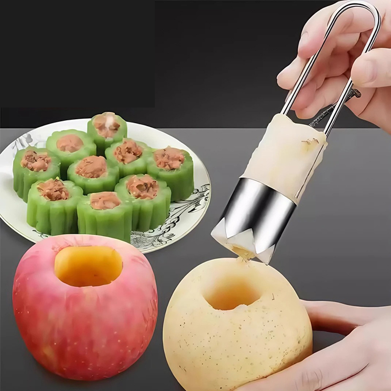 Kitchen Gadgets In - Stainless Steel Fruit Core Remover Apple