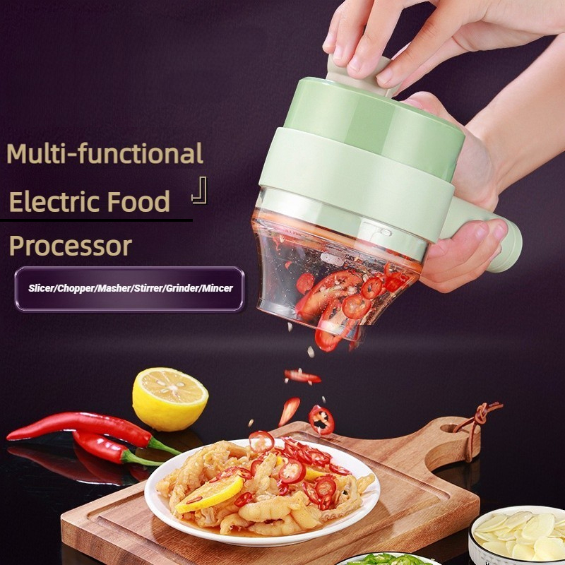 Kitchen Gadgets China - Wireless Electric Food Processor Vegetable Cutter