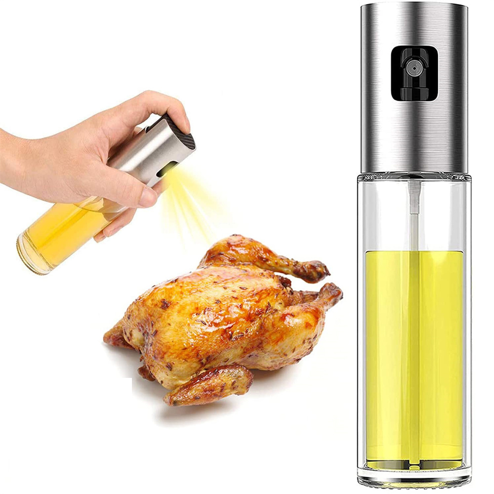 Oil Mister Spray Bottle - Glass Oil Sprayer for Cooking Olive