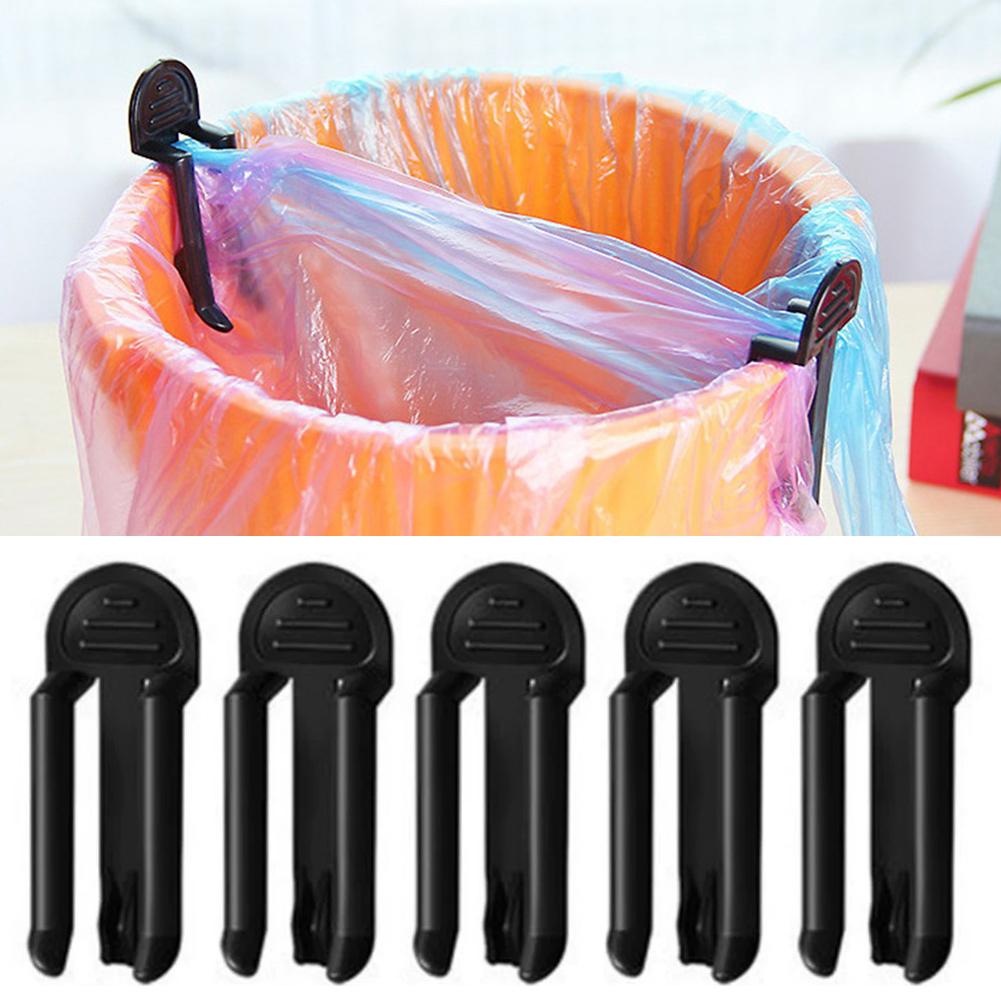 Kitchen Gadgets In - 2/5Pcs Plastic Garbage Bag Clip Fixed