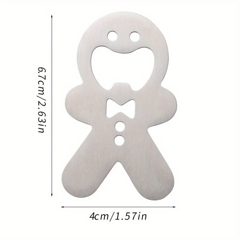 Gingerbread Man Bottle Opener  - Kitchen Gadgets Men 评论和价格