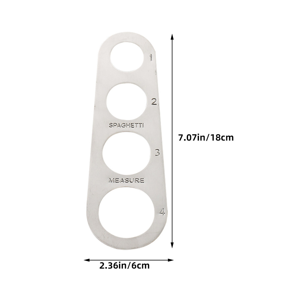 2Pcs Stainless Steel Pasta Mea - Pasta Measuring Tool 评论和价格