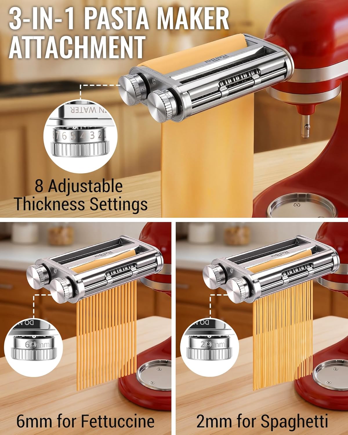 KitchenAid Mixer 3-in-1 Pasta  - Kitchen Gadgets Mixer 评论和价格