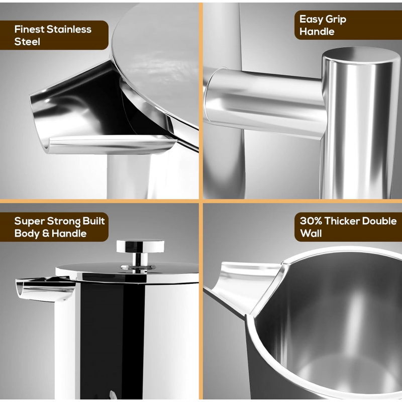 304 Grade Stainless Steel Fren - French Press Coffee Maker 评论和价格