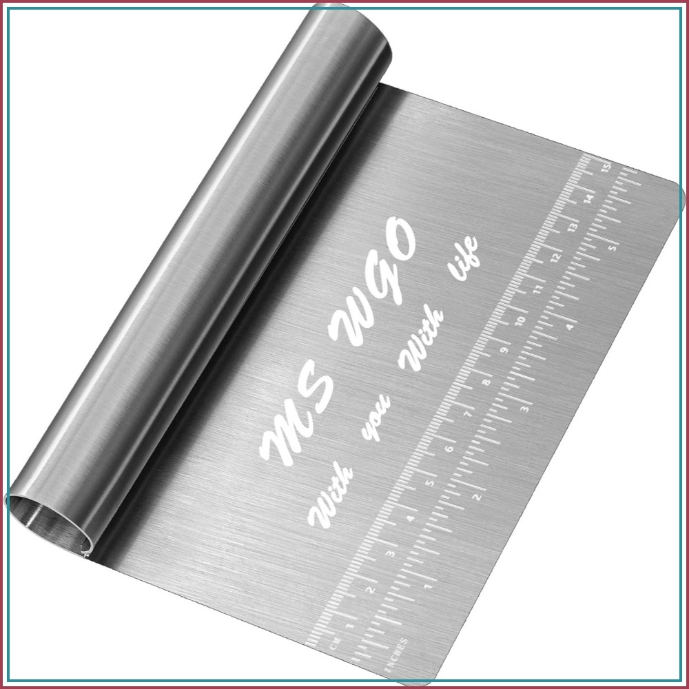 Stainless Steel Dough Scraper  - Pasta Measuring Tool 评论和价格