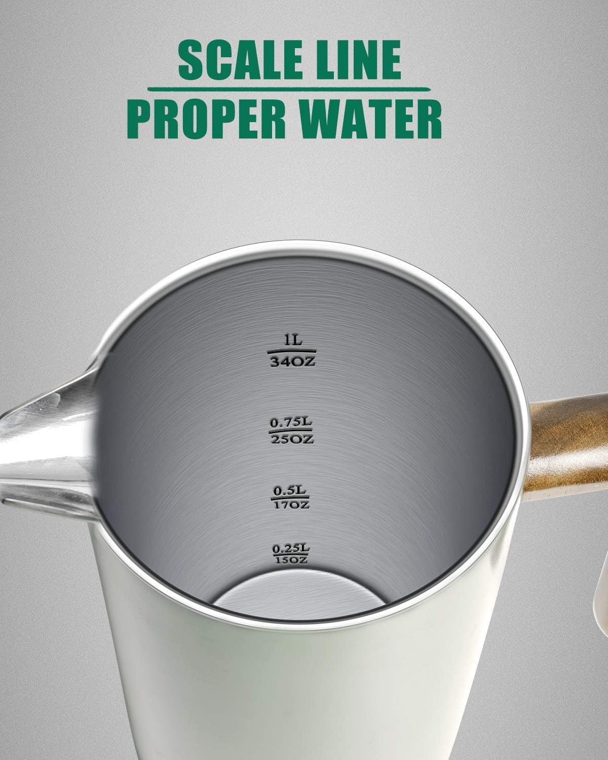 POLIVIAR 34 oz French Press Co - French Press Coffee Maker 评论和价格