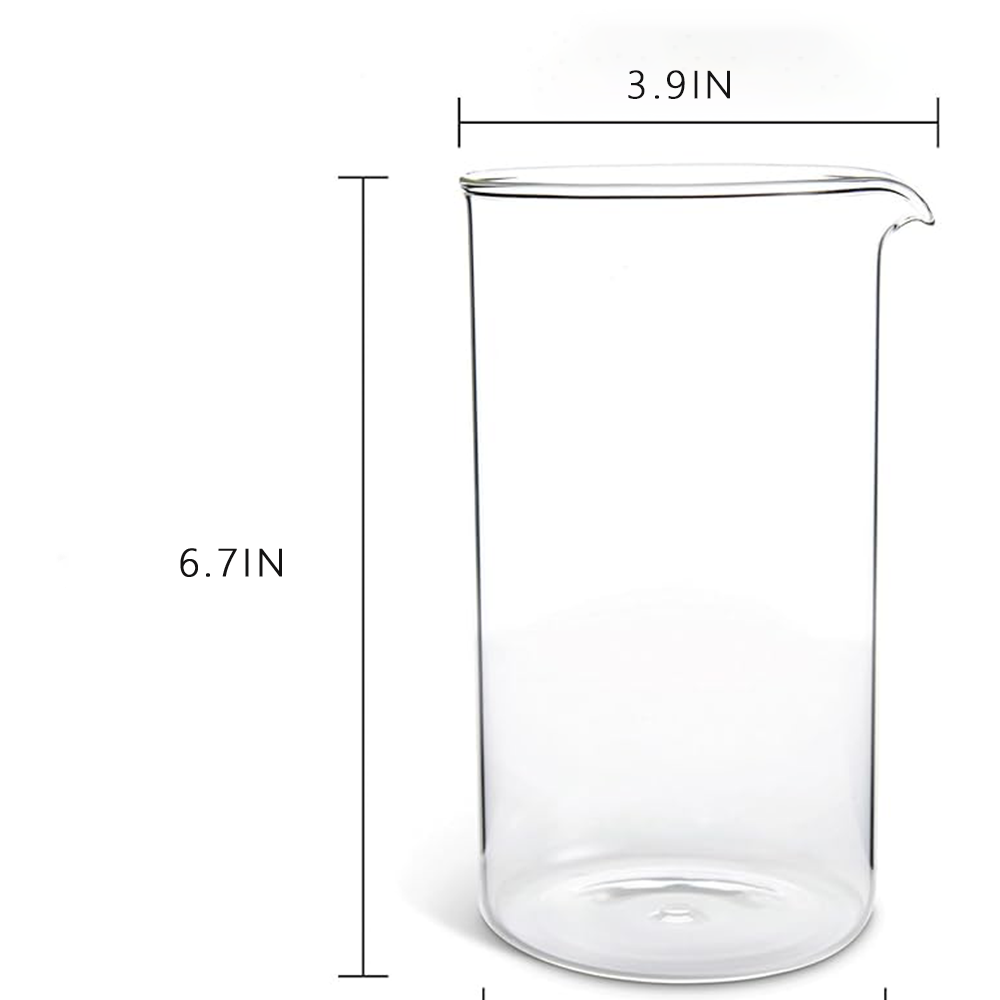 Borosilicate 3.3 Glass Univers - French Press Coffee Maker 评论和价格