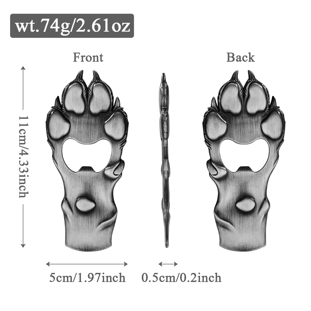 Vintage Dog Claw Bottle Opener - Kitchen Gadgets Men 评论和价格