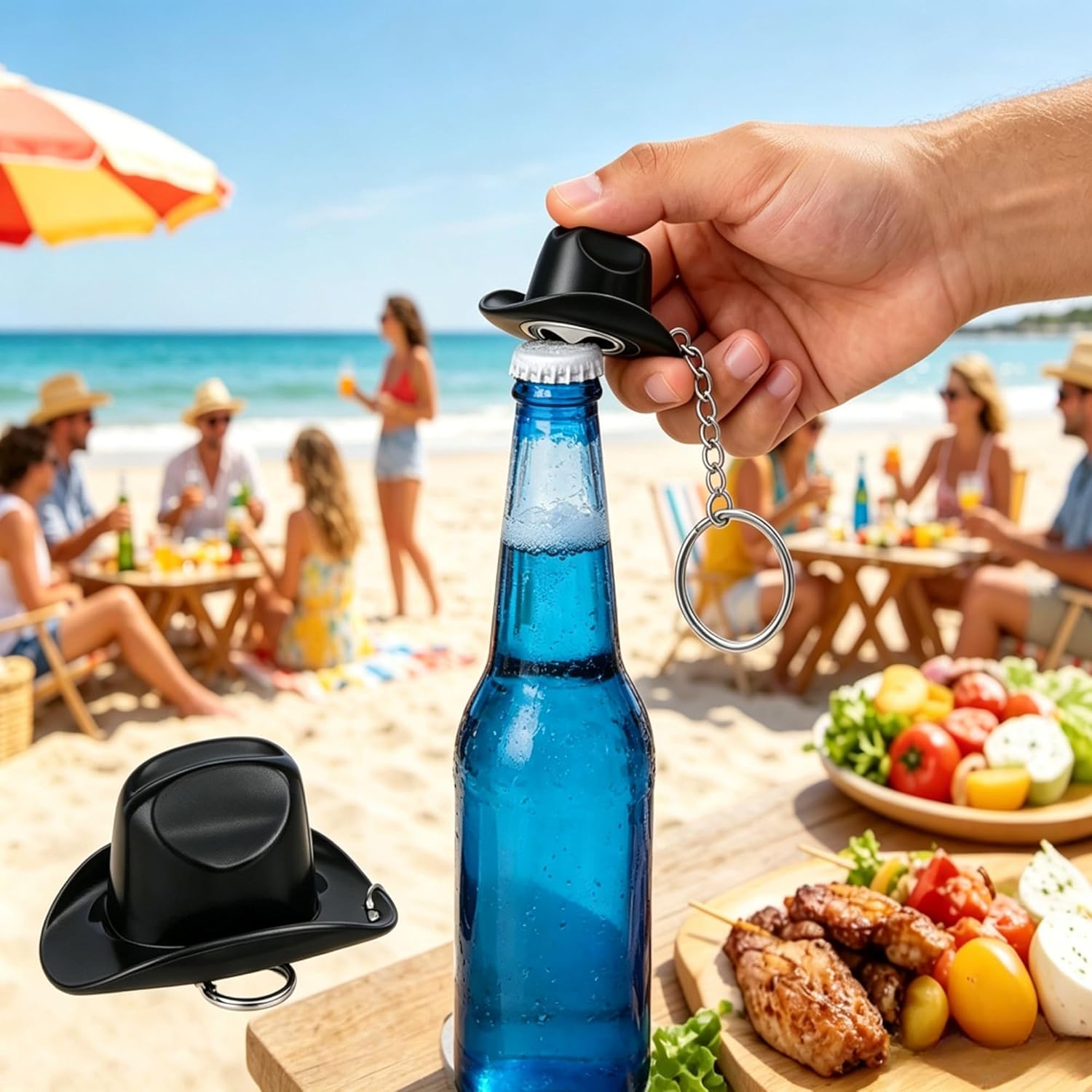 2 PCS Cowboy Hat Design Bottle - Kitchen Gadgets Men 评论和价格
