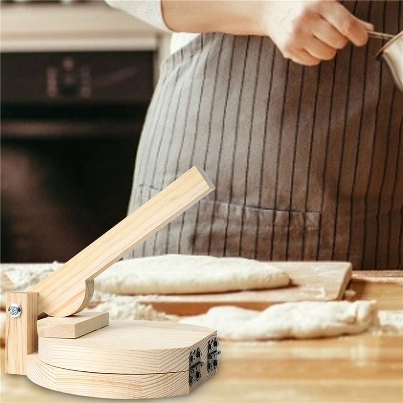 ABUL-2X Wood Tortilla Press Du - Kitchen Gadgets Roti Maker 评论和价格
